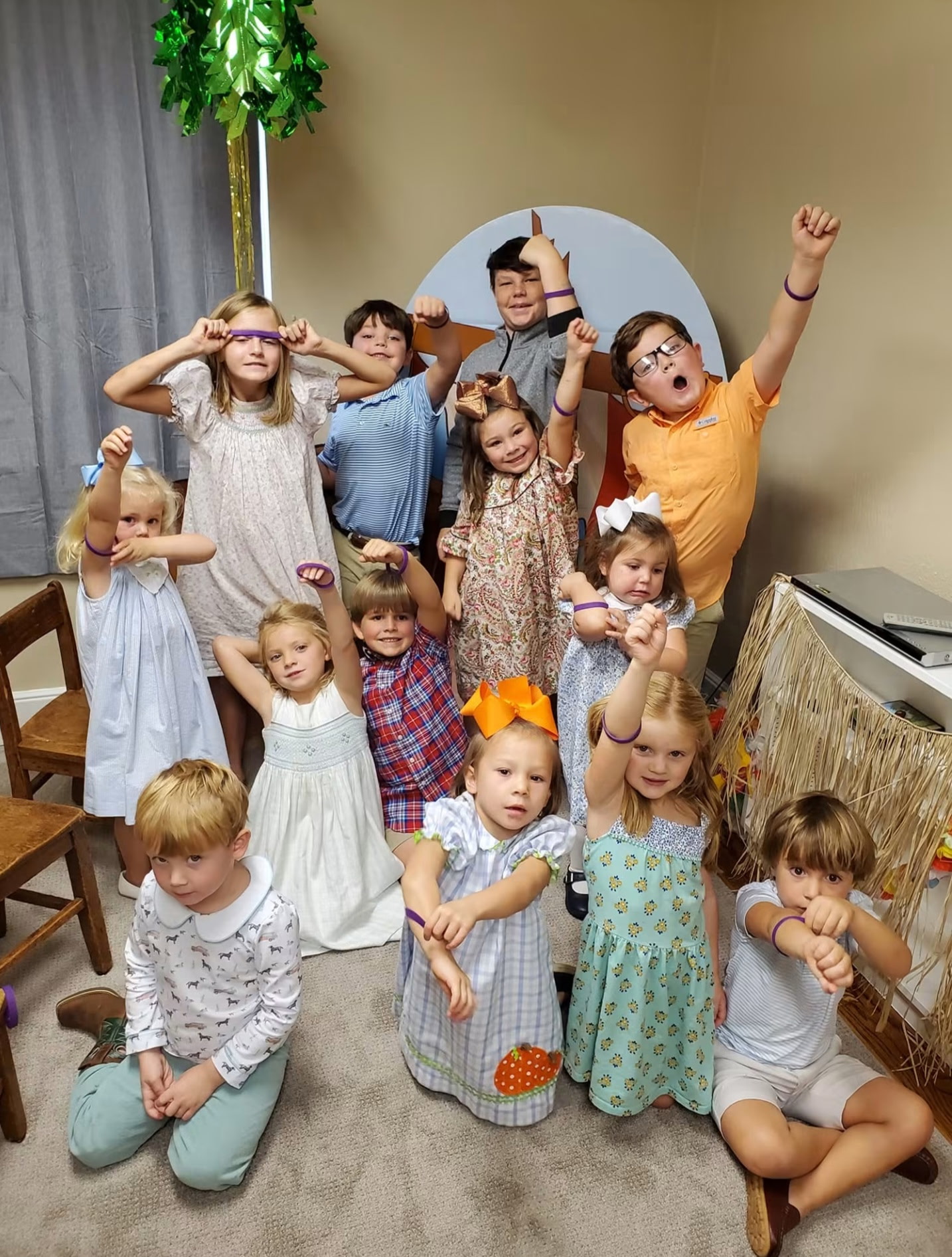 Children's Church group photo — all smiles